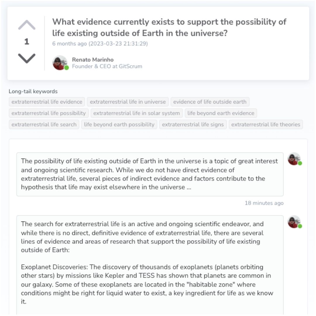 Analyzing Discussions for Powerful Keywords and Long-Tail Phrases